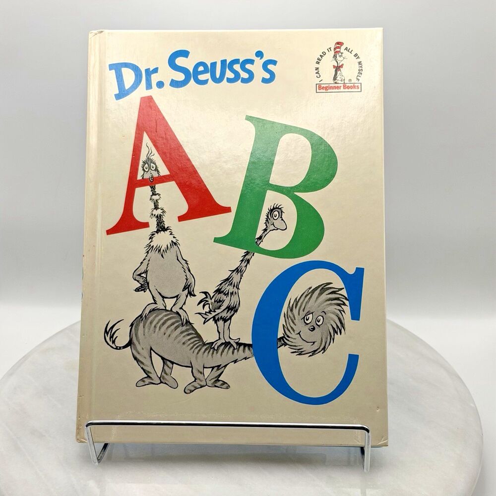Vintage 1981 Fisher Price Dr Seuss ABC Storytape Book Cassette Tape Set